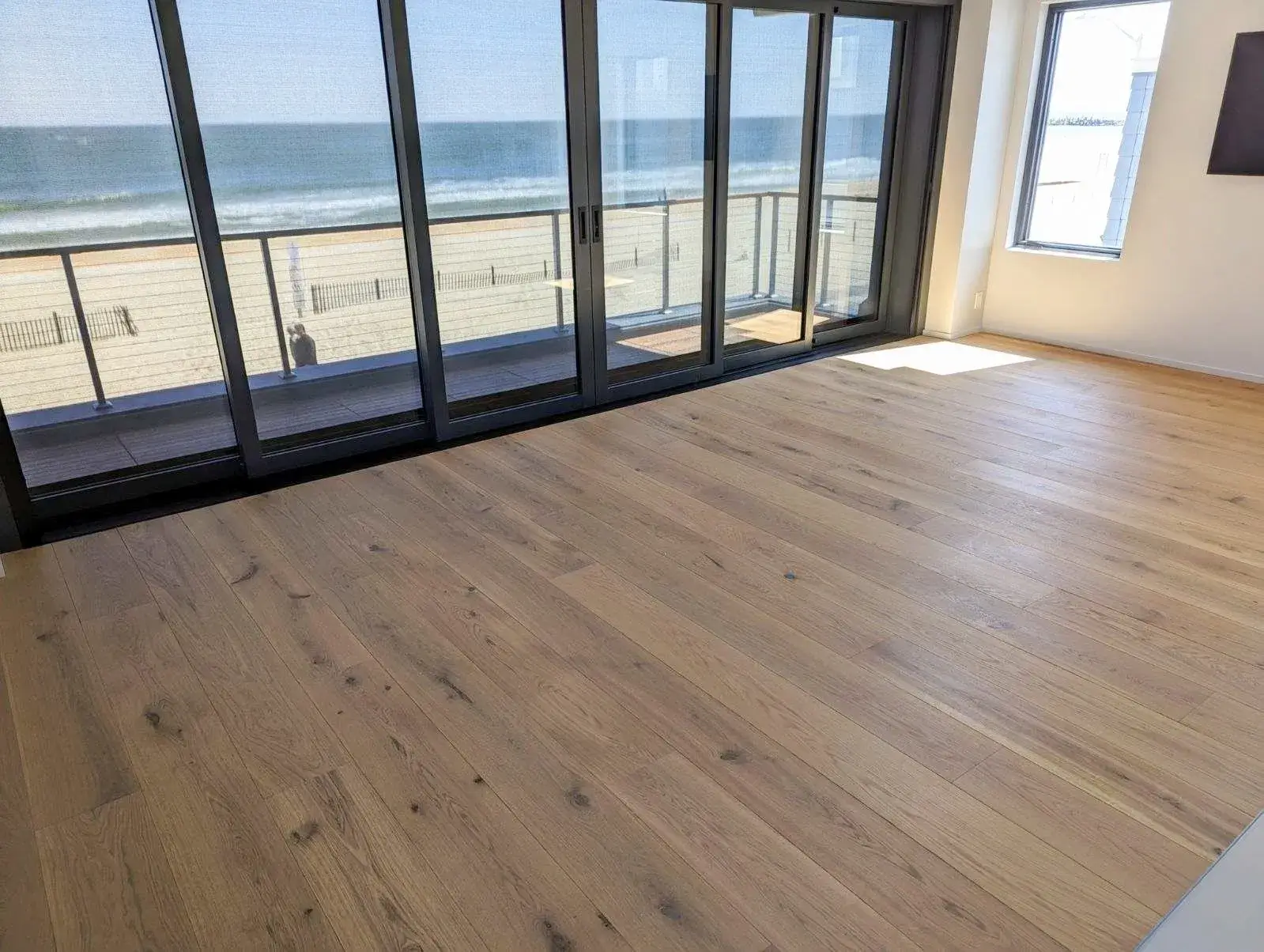 European white oak installation in Sea Girt NJ